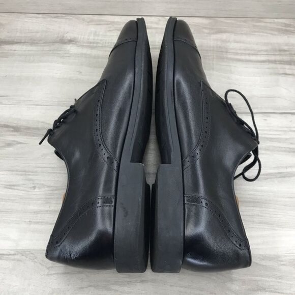 Allen Edmonds Oxfords Men\'s 12D Back Bay Black Leather Cap Toe Dress Shoes main image 5
